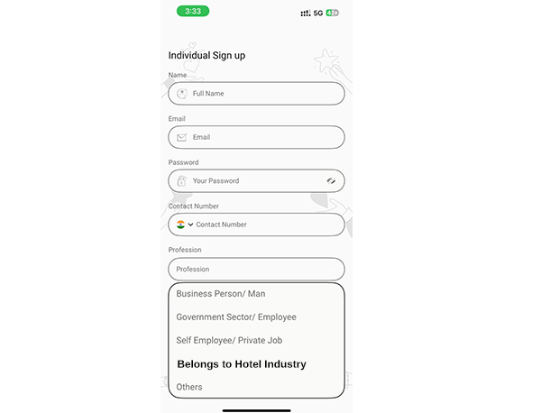 Hotel Media App Screenshot
